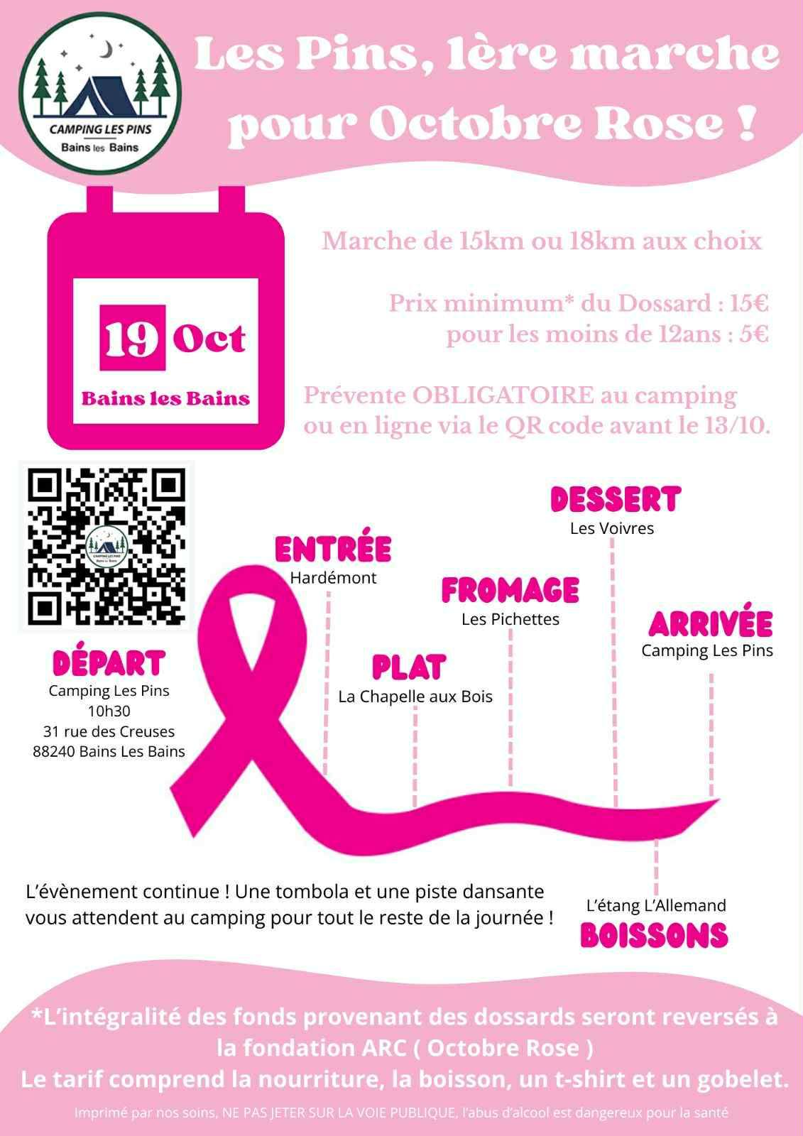 🩷 Octobre Rose au Camping Les Pins