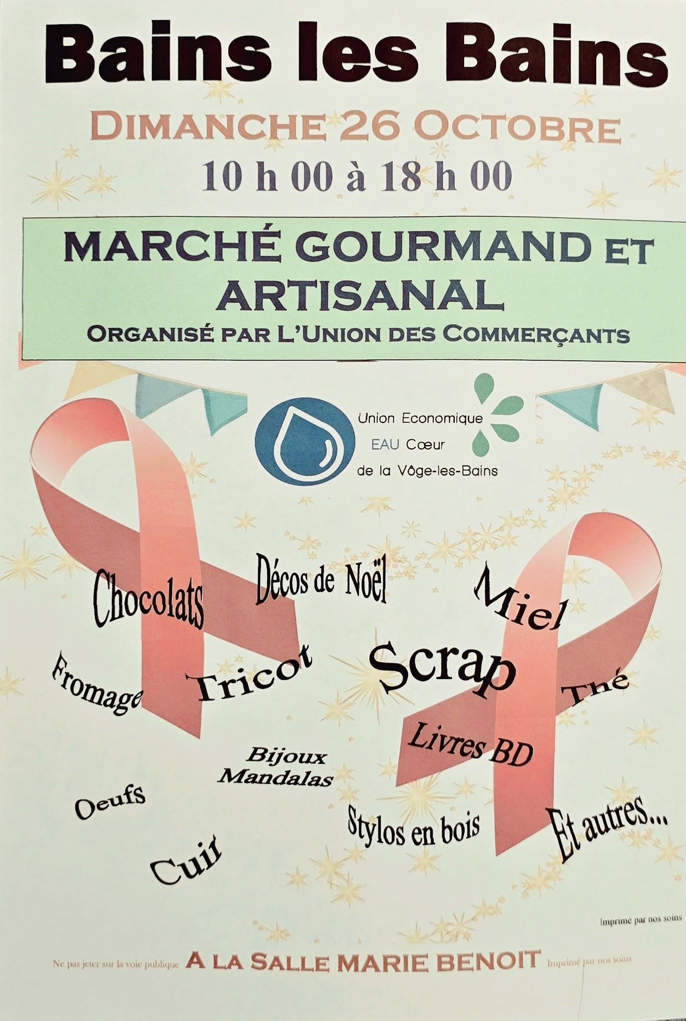 Marché artisanal ce dimanche