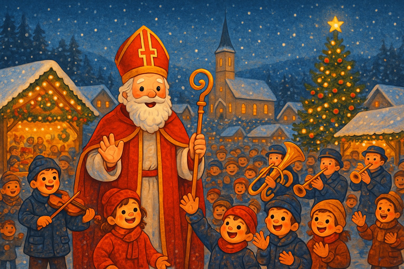 Marché de Noël et St-Nicolas