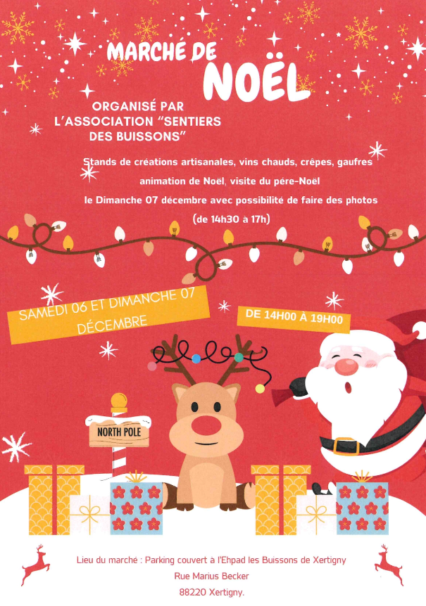 Marché de Noël et Vernissage des EHPADs
