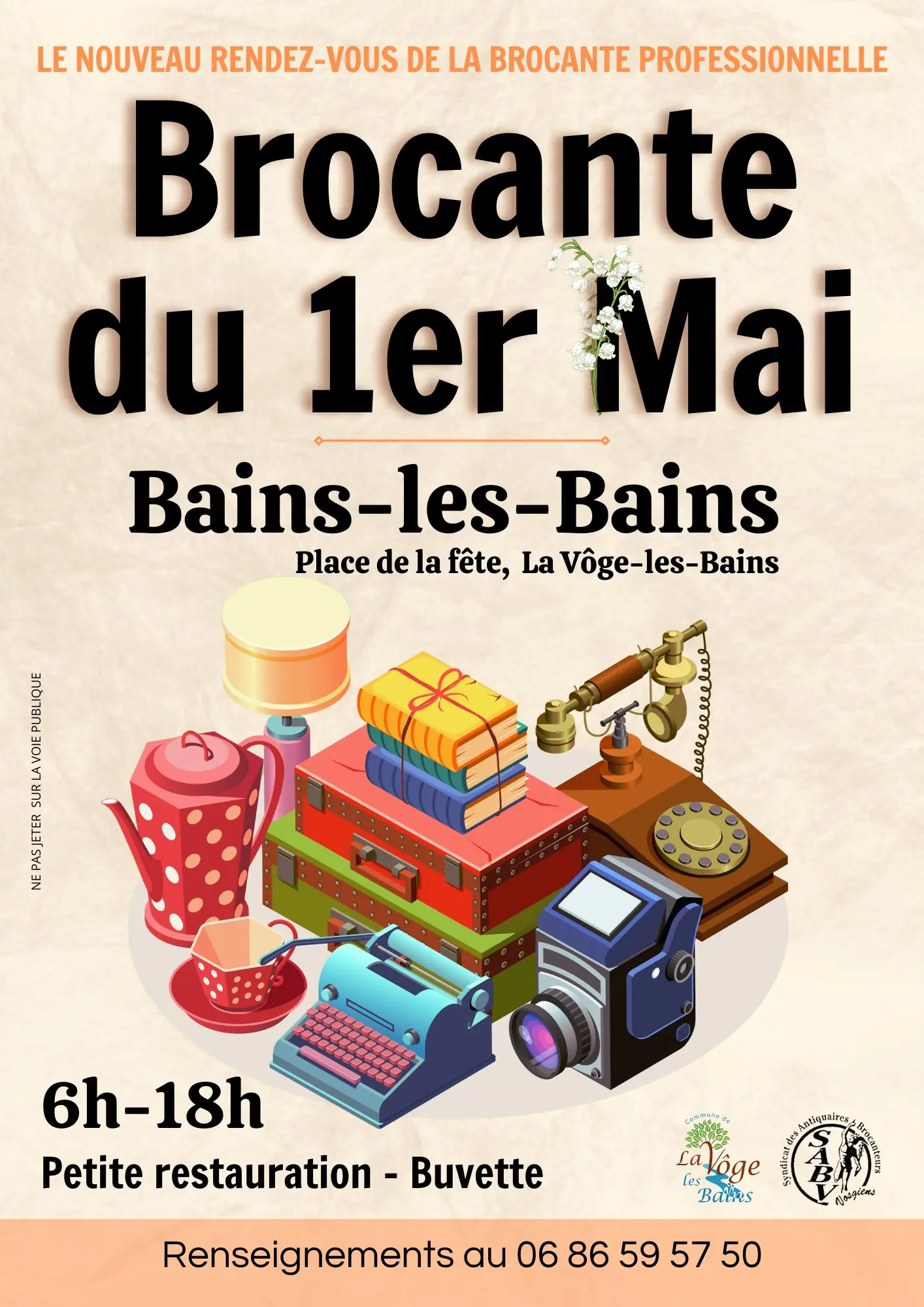 Brocante du 1er Mai – La Vôge-les-Bains