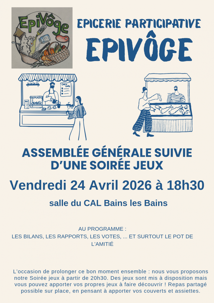 Assemblée Générale & Soirée Jeux avec EpiVôge