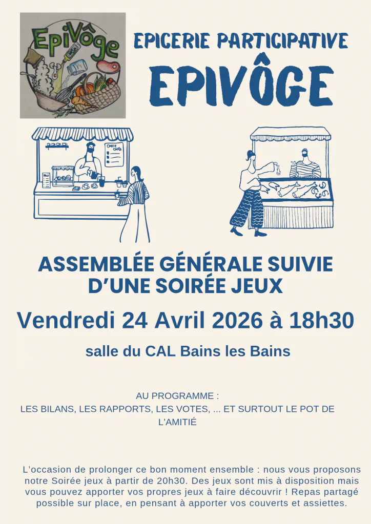 Assemblée Générale & Soirée Jeux avec EpiVôge