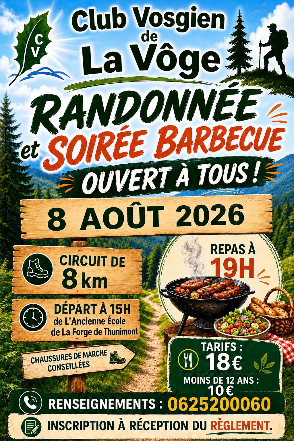 Le Club Vosgien de La Vôge fête l’été !