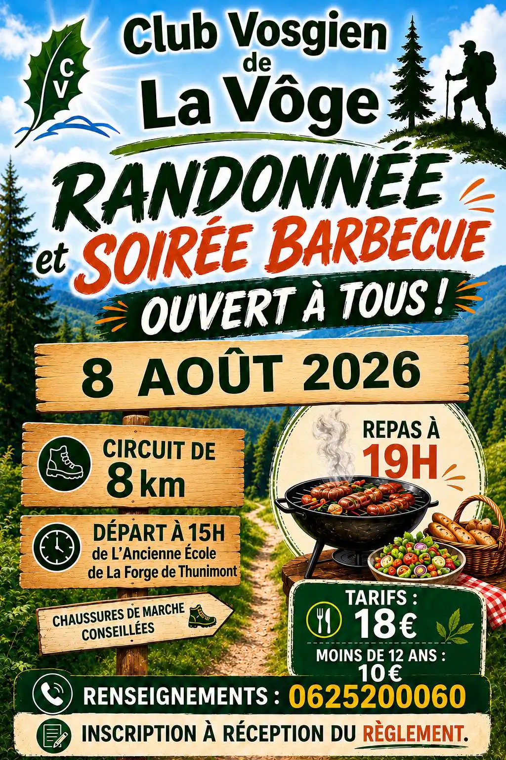Le Club Vosgien de La Vôge fête l’été !