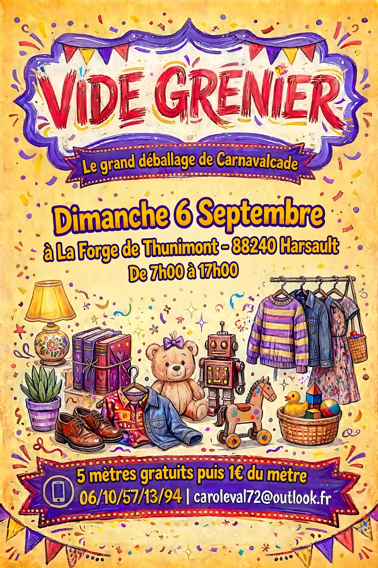 Vide Grenier de Carnavalcade – 06/09/26