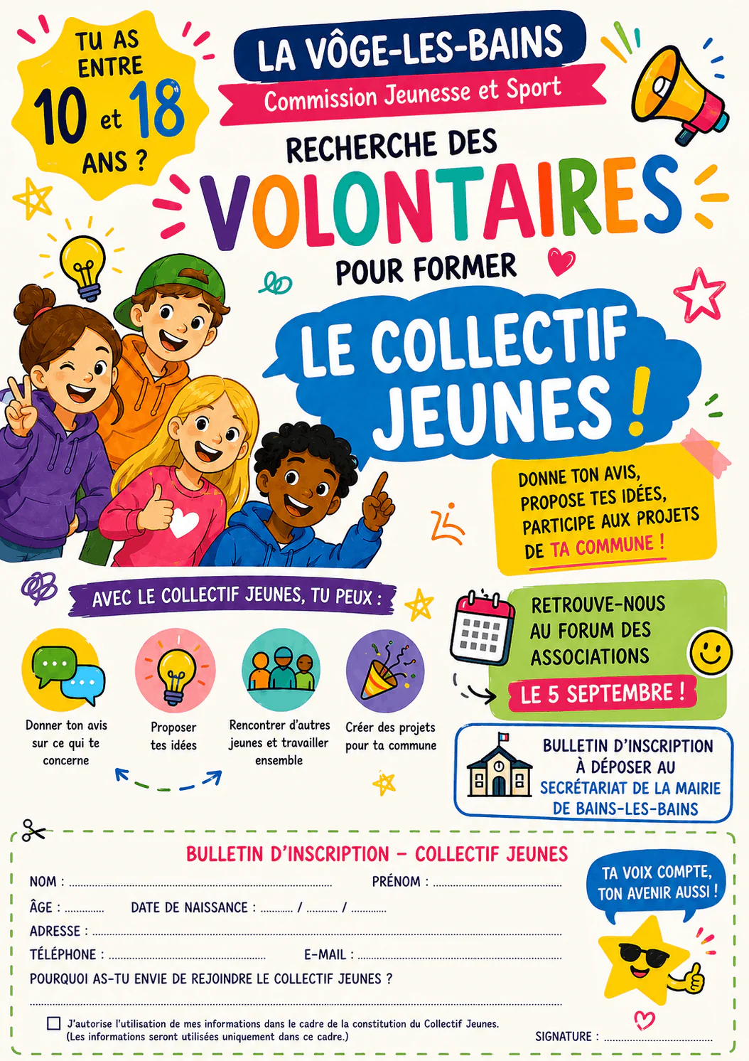 🚀 Et si c’était à toi de faire bouger La Vôge-les-Bains ?